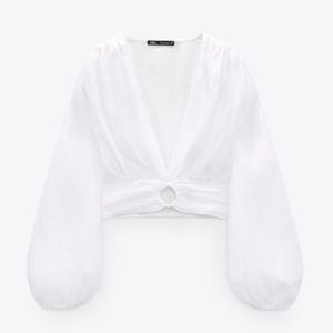Zara Draped Ring Top